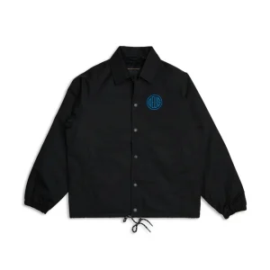 DEUS PILL LOGO COACH JACKET - BLACK