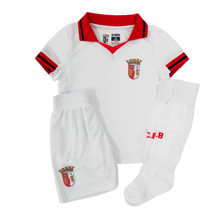 Kit Mini Gverreiro SC Braga 25/26 Branco