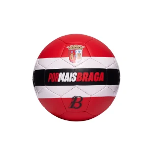 Bola SC Braga "Por Mais Braga" Vermelha e Preta