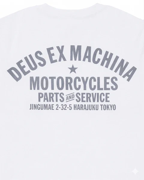 DEUS HARAJUKU TEE - WHITE - Image 5