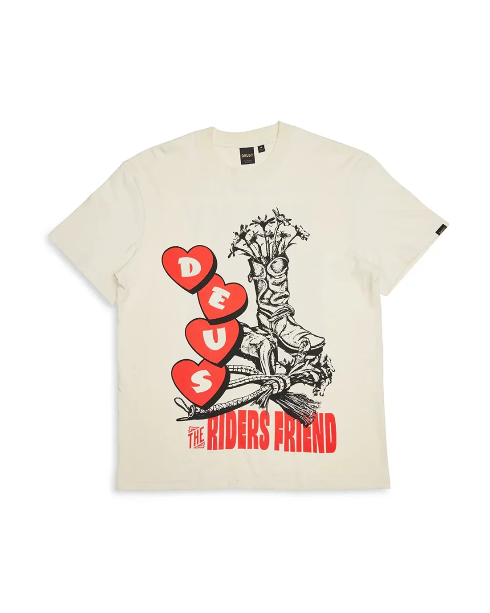 DEUS HONKY TONKIN TEE - DIRTY WHITE - Image 2
