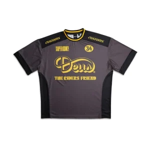 DEUS RANDY MOTO TEE - BLACK