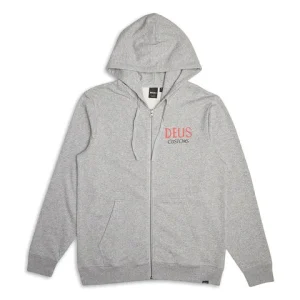 DEUS CHINCHILLA HOODIE - GREY MARLE