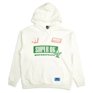 DEUS ASTON HOODIE TRUE - WHITE