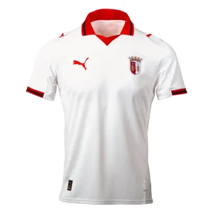 Camisola Oficial SC Braga Terceiro Equipamento 25/26 Júnior Branca