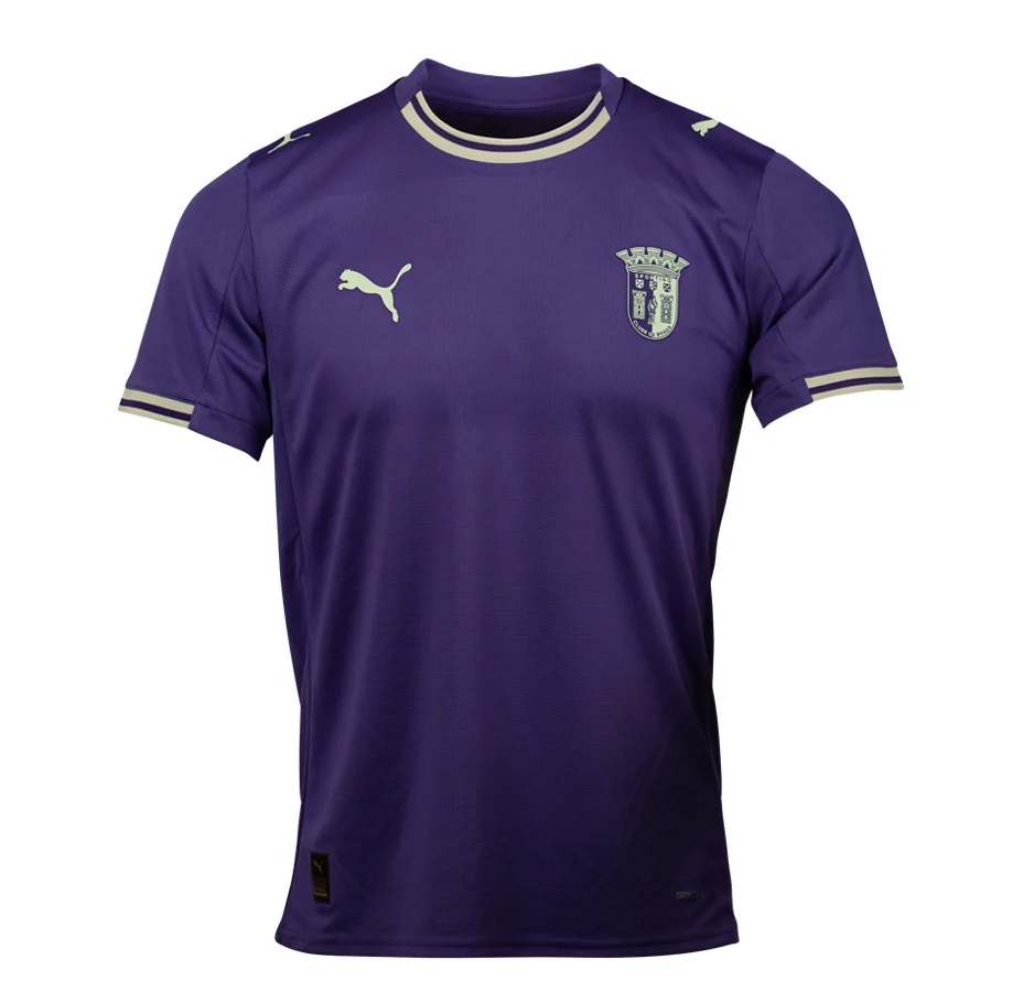 Camisola Oficial SC Braga Alternativa 25/26 Júnior Roxa - Image 2