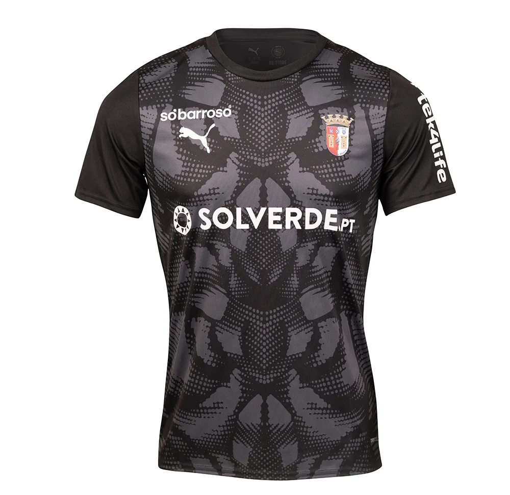 Camisola Oficial SC Braga Principal Guarda-Redes 25/26 Adulto Preta - Image 2