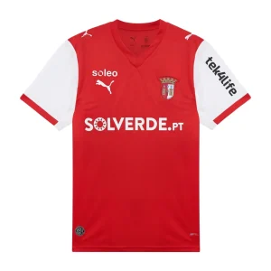Camisola Oficial SC Braga Principal 26/27 Adulto Vermelha
