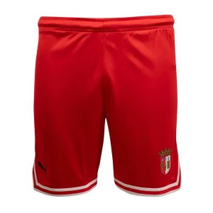 Calção Oficial SC Braga Principal Basquetebol 23/24 Adulto Vermelho