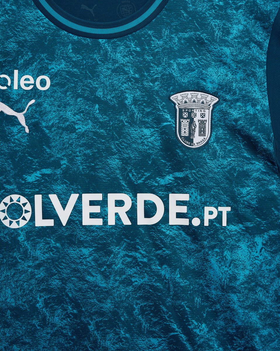 Camisola Oficial SC Braga Equipamento Alternativo 26/27 Adulto Azul - Image 4