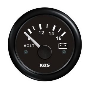 KUS Manómetro Voltímetro 12V PB