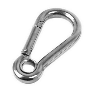 Plastimo Mosquetão em Inox com Olhal para Cabo de 6mm