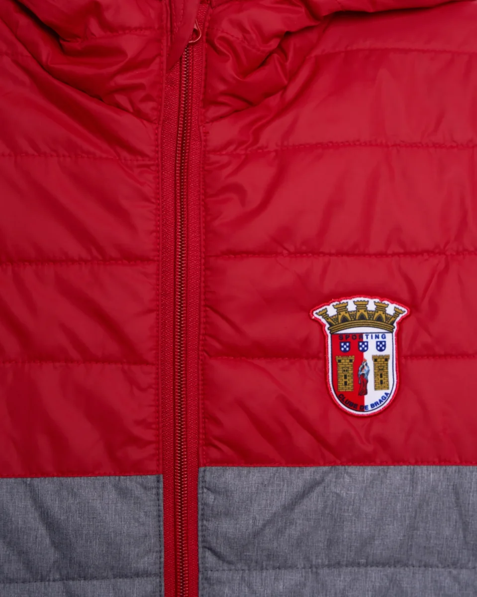 Blusão SC Braga Júnior Vermelho e Cinzento - Image 4