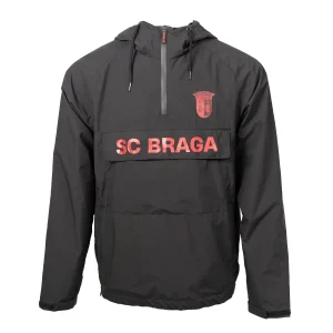 Corta-vento SC Braga Adulto Preto