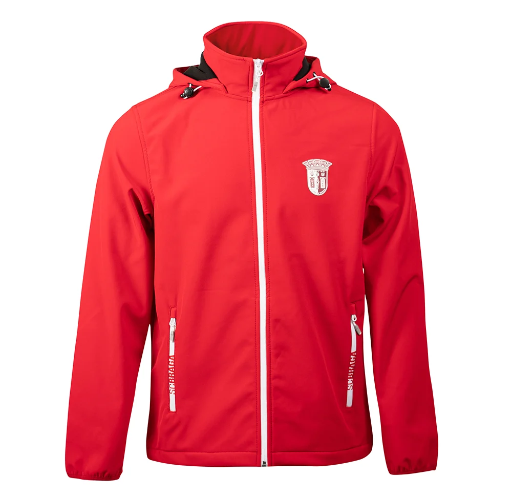 Casaco Softshell SC Braga Júnior Vermelho