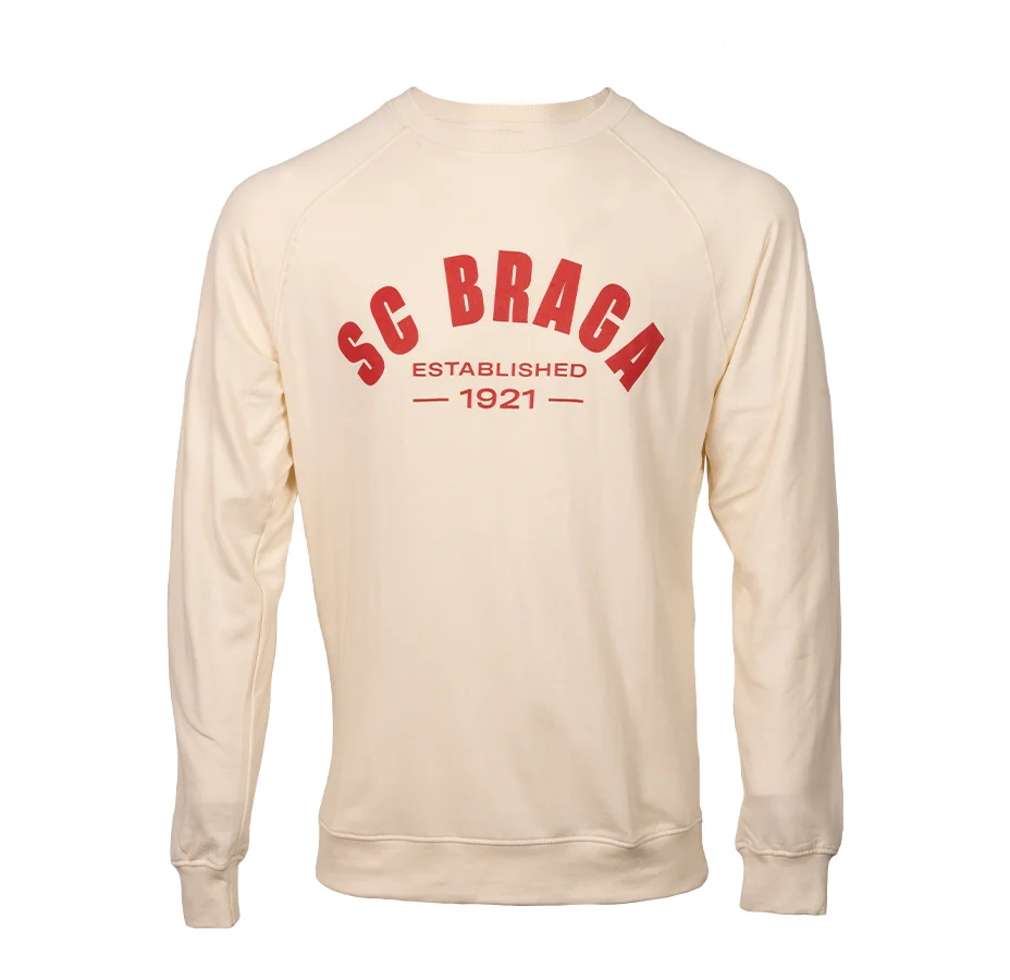 Sweat SC Braga Est. 1921 Adulto Bege