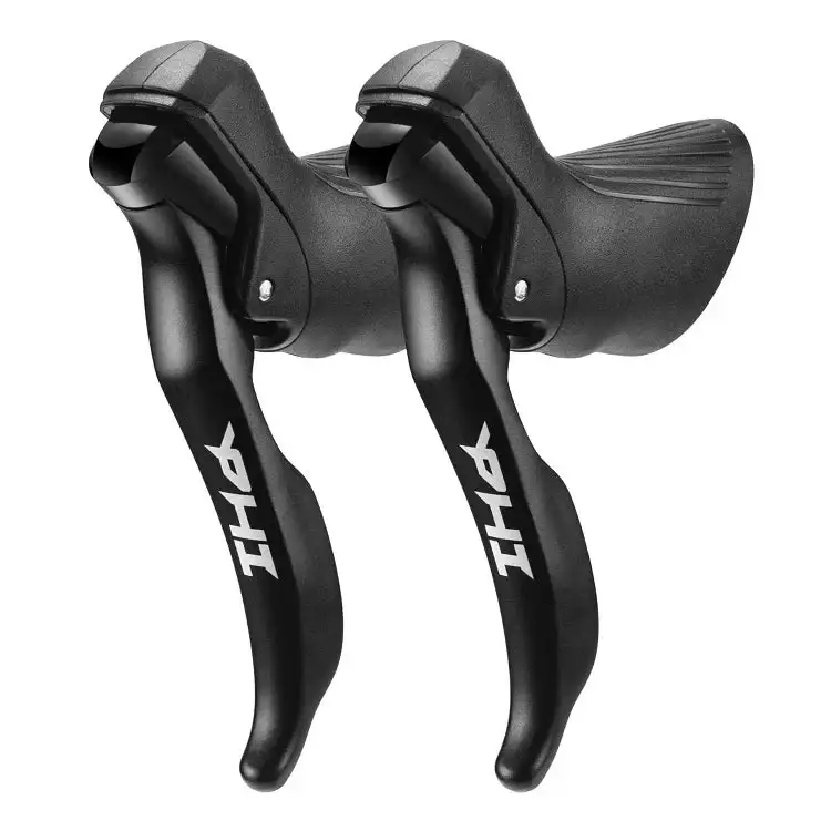 Alavanca de mudanças e travões - 2x10 PHI Compatível com Shimano 4600, 5600 e 6600.