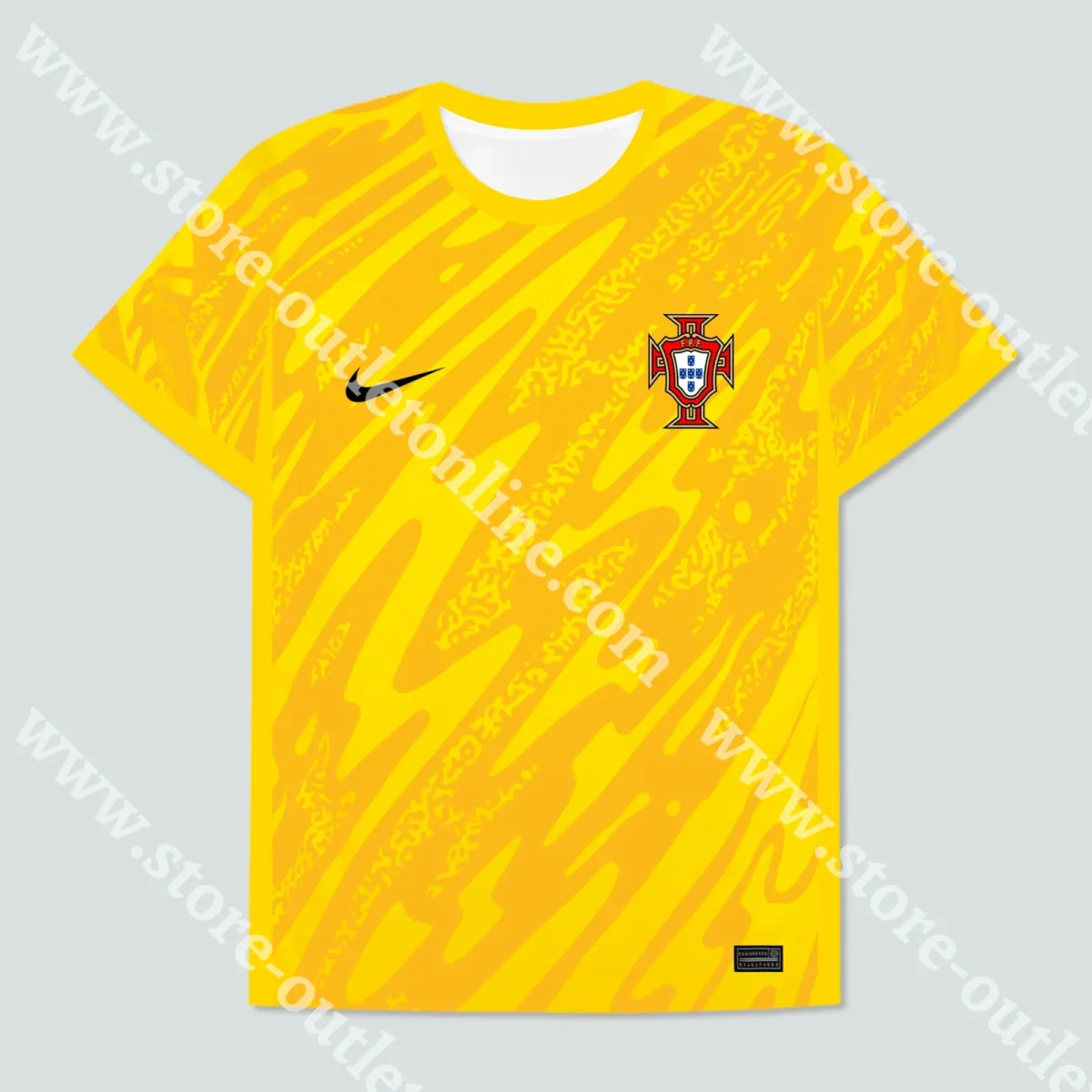 CAMISOLA GUARDA-REDES AMARELA PORTUGAL EURO 2024 - Image 4