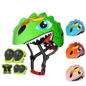 Capacete DinoCap Kids oferta kit de segurança