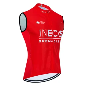 Colete de Ciclismo Pro TEAM 2025 UAE Cycling Jersey Masculina - Respirável e Cortavento