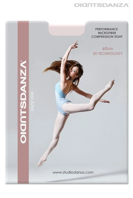 Collants de dança clássica em Microfibra 3D
