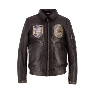 HELSTONS JET FORCE CUIR RAG - MARRON