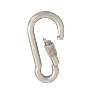 Mosquetão Inox 6mm c/ Rosca