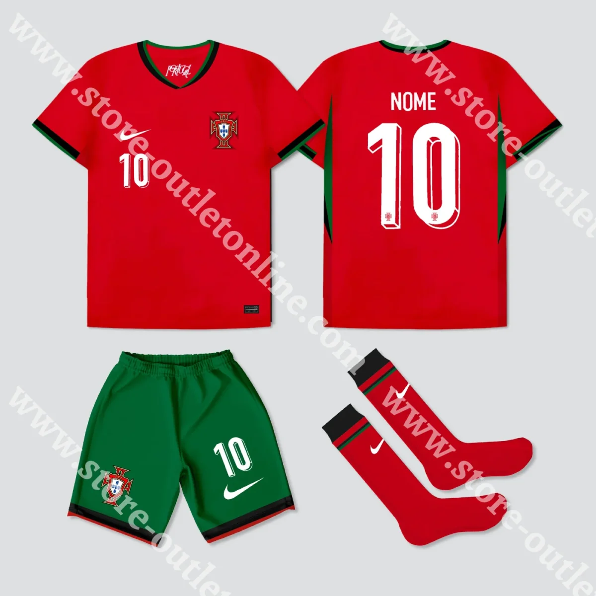 KIT CRIANÇA PRINCIPAL PORTUGAL EURO 2024 - Image 2