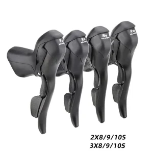 Manípulo de Mudanças e Travão Road 3x7, 3x8, 3x9, 3x10 Compatível com Shimano
