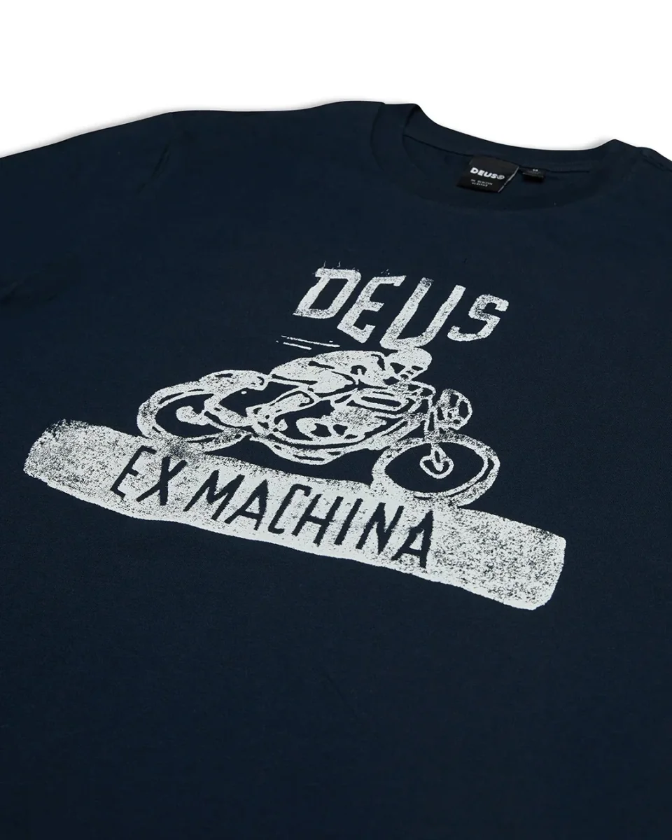 DEUS OLD TURPS TEE - NAVY - Image 4