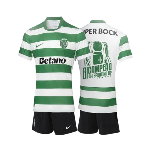 Kit Sporting Principal Bicampeão Criança 2025/2026 - Image 2