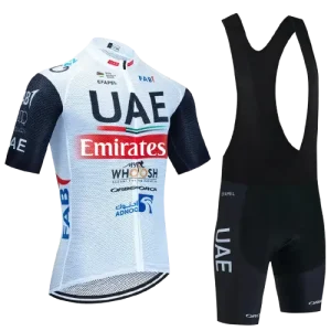 Conjunto de Ciclismo UAE Camisola e Calção GEL 20D